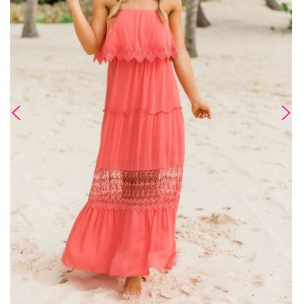 Strapless Maxi Dress